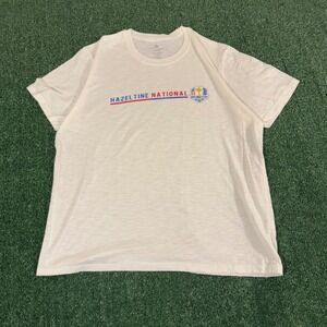 Levelwear Hazeltine National Ryder Cup 2016 T Shirt White Mens XL